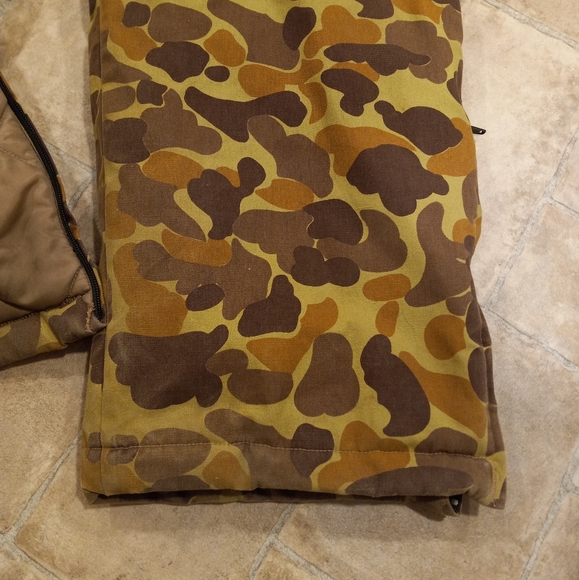 VTG Mount'n Prairie duck camo coverall snow suit with detachable hood size large - Picture 8 of 15